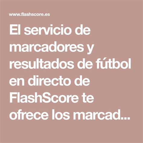 flashscore.es|fútbol en directo mis marcadores.